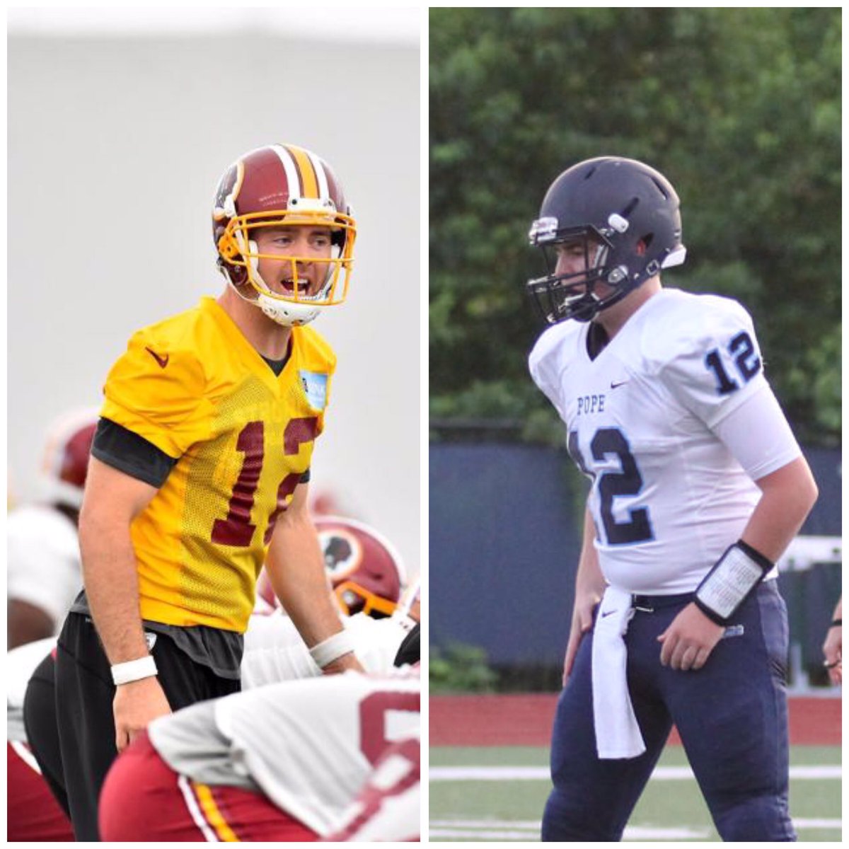 deusendonts's tweet photo. The boys got their #12 back on for the 2017 season #newyear #oldnumber @ColtMcCoy @hunterqb12 https://t.co/MAuL9s0JVB