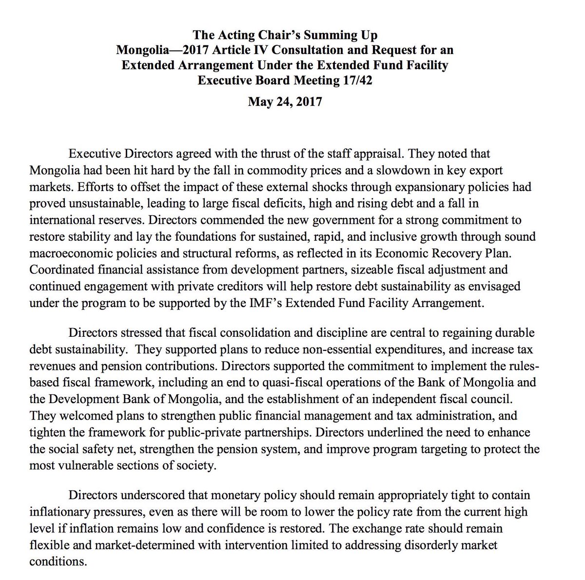 ОУВС-ийн хөтөлбөр батлагдлаа. Эдийн засагт унтраасАН гэрлийг МАНайхан богино хугацаанд асаалаа. Амаргүй хэлэлцээр байсан. #СэргэнэХөгжинө