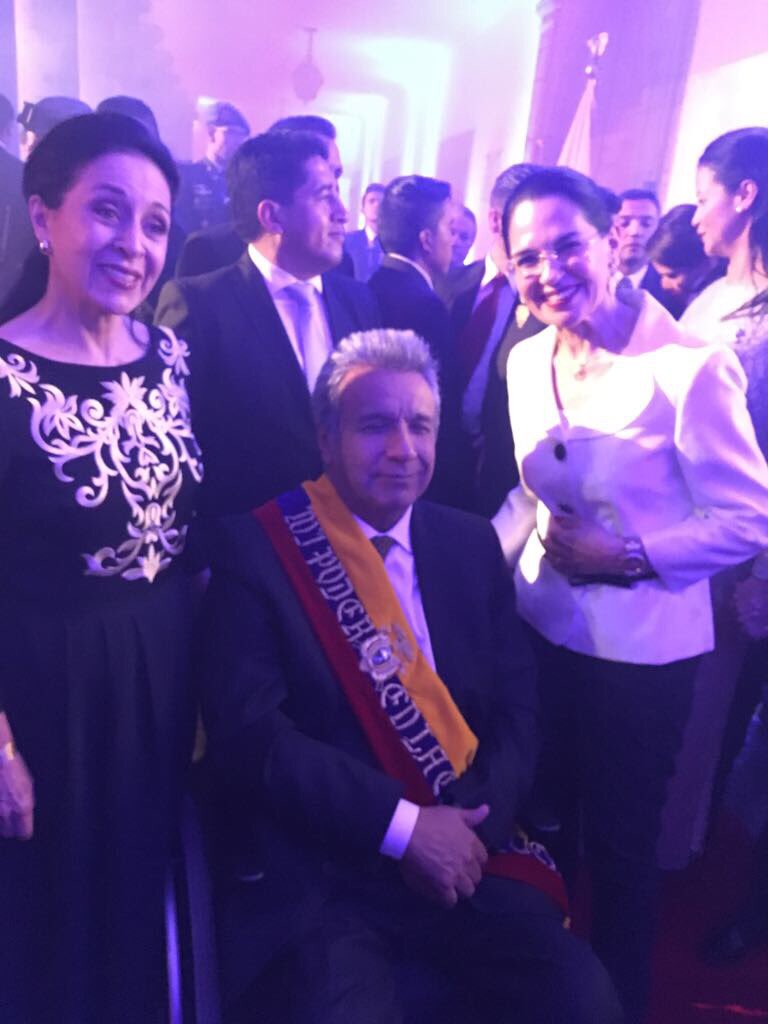 Gracias Presidente <a href="/Lenin/">Lenín Moreno</a> por confiarme esta Cartera de Estado, trabajaré intensamente para marcar un camino próspero. #ElFuturoNoSeDetiene