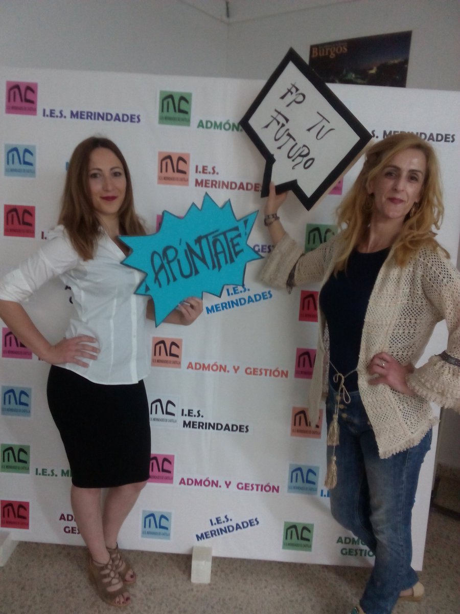Hoy jornada de puertas abiertas de FP en el IES Merindades. Ven a conocernos!