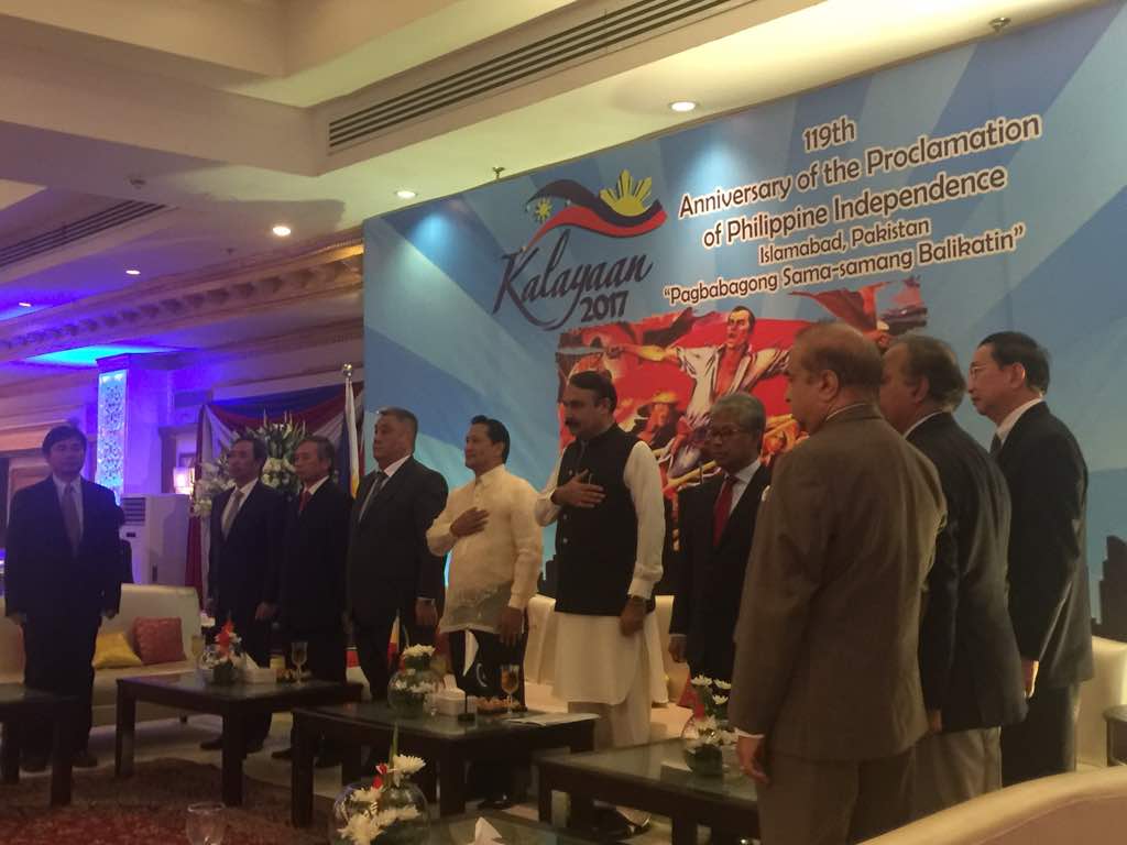 CADDPk1's tweet photo. @DrTariqFazal at the National Day of Philippines, resolved to further strengthen bilateral ties https://t.co/4w4VrQxveN