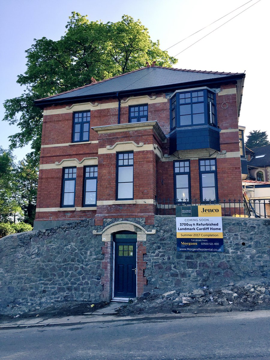 This project is a thing of beauty! We really don't build houses like this anymore!  Pressing to get the property ready to market! #cardiff 🏡