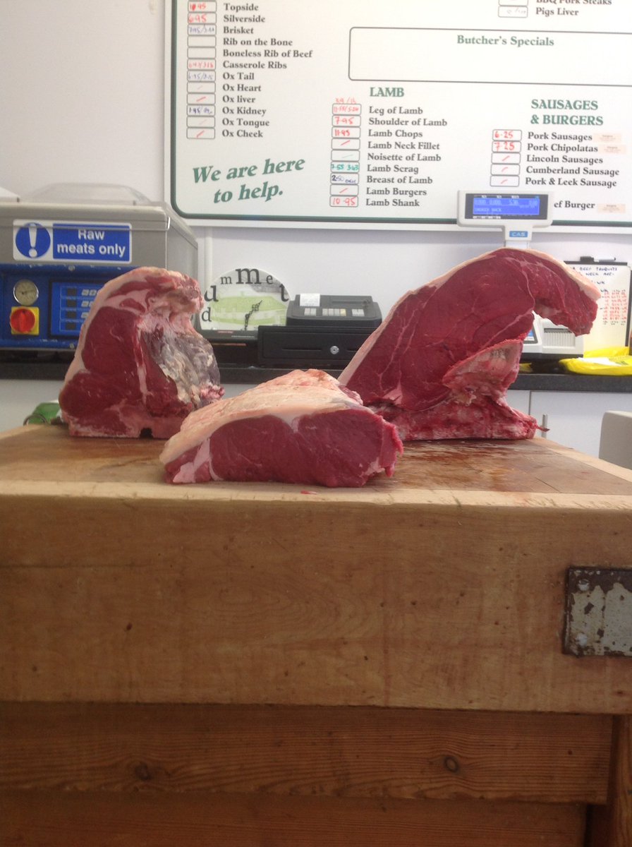 A trio of fantastic looking steaks