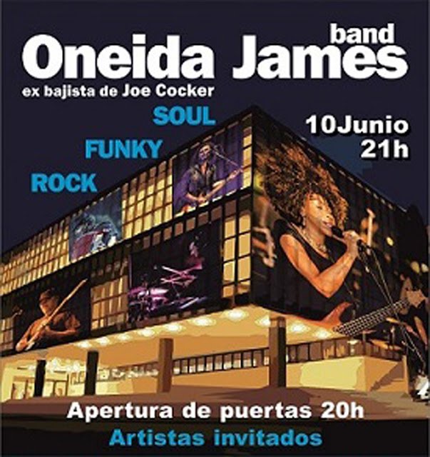 PCA_Events's tweet image. Concierto de Oneida James en el Palacio de Congresos de Alicante, el 10 de Junio. Reserva de entradas: palacio@coma.es o  965 261 011