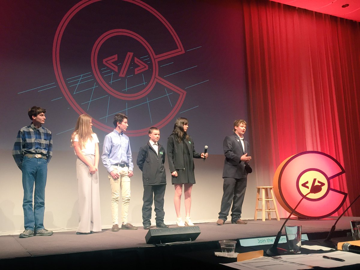 lizelle's tweet photo. Kids get it too, see how diverse this team of teenagers are? And they actually have quite a great idea. #AdCub @GoCodeColorado #opendata https://t.co/8L9XiUhyHW