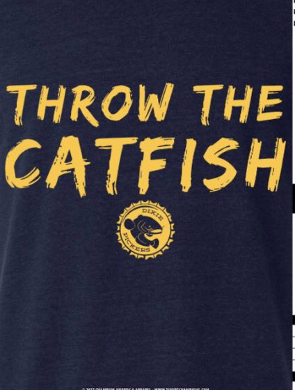 DixiePickers's tweet photo. #tshirts arriving just in time for Game 1 #throwthecatfish #nashvillepredators #dixiepickers #StanleyCupPlayoffs2017 #hockey #Smashville https://t.co/2T7vQ7J3Jk