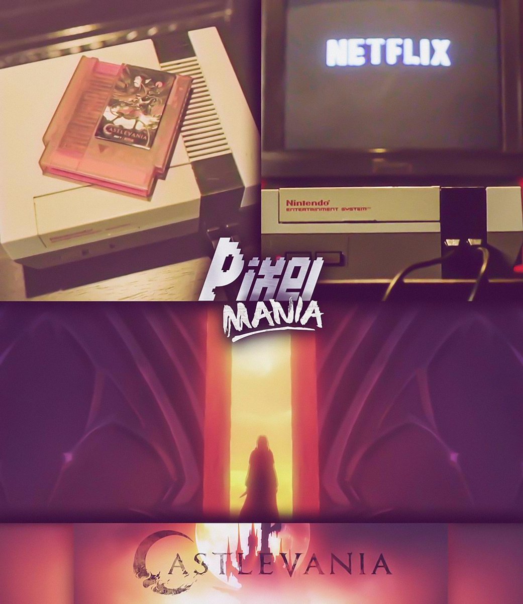 PixelManiaAL's tweet photo. Buen intro @netflix, buen intro!!! XD #PixelMania #Pixelando #Castlevania #VideoGames #Venezuela https://t.co/FBHHkgEo3k @Konami @YouTube https://t.co/FtOLyBFU4W