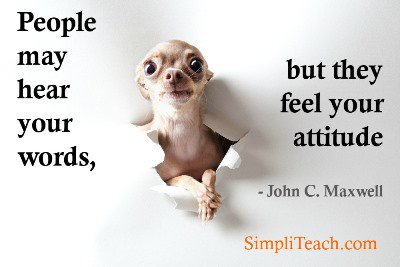 SimpliTeach's tweet photo. How you #communicate in the #elearning environment has a massive impact on your #students. They need warmth AND clarity. https://t.co/1O3a6U9VAz