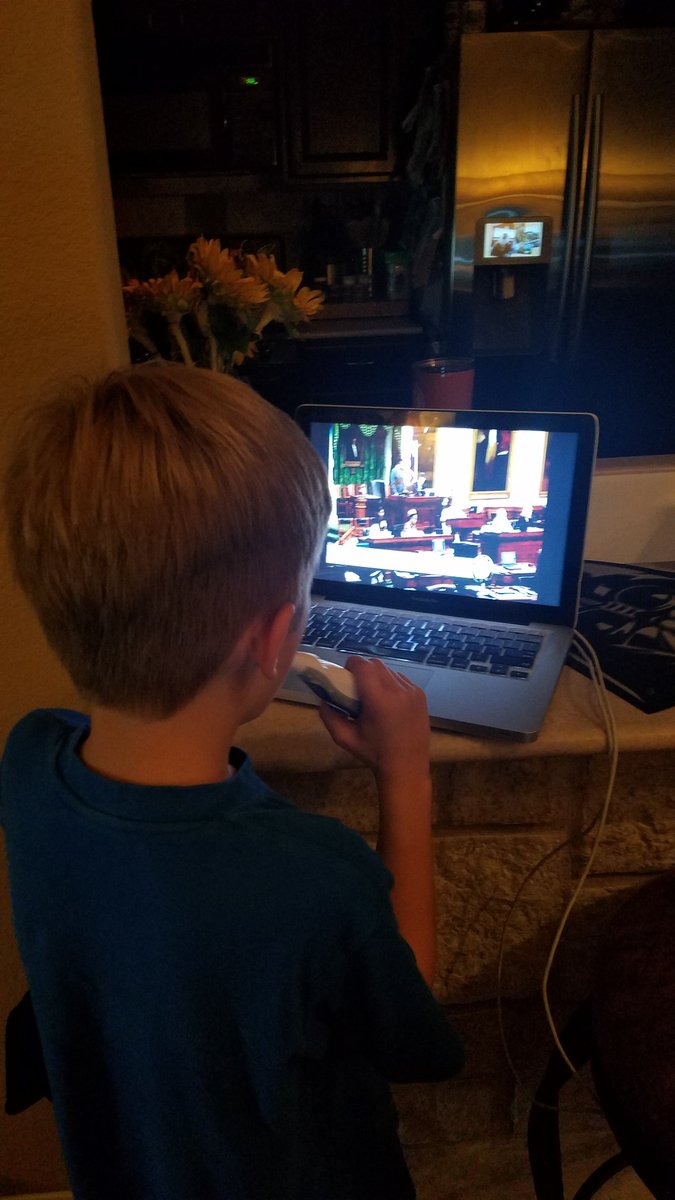 LyleGrimes's tweet photo. Yes my 9 yr old is brushing his teeth and he wanted to watch #TXleg #RasingHimRight https://t.co/kVeOuBZiTG