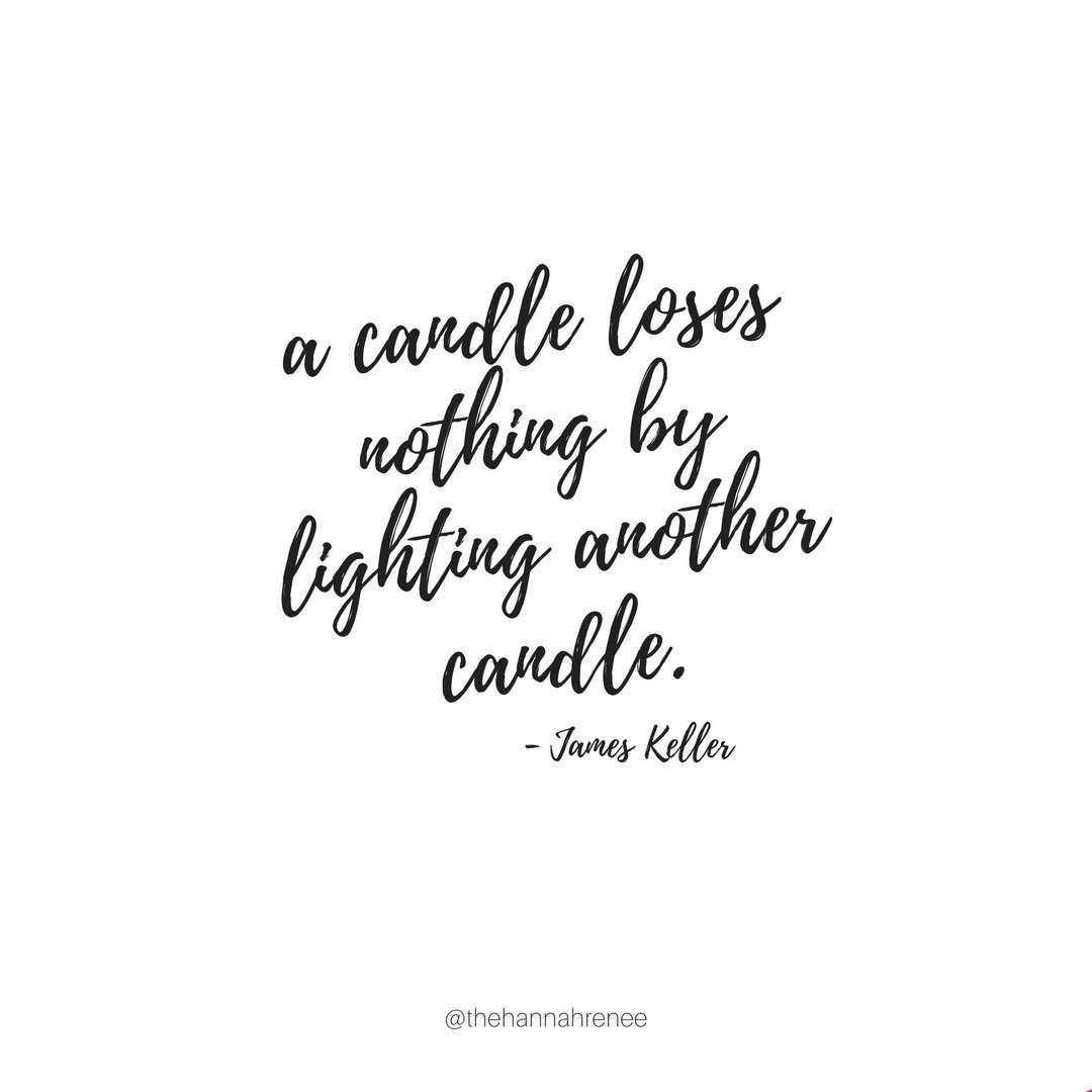 I honestly love this #InspirationalQuote so much! Just a simple reminder to share your knowledge &amp; be supportive. xo