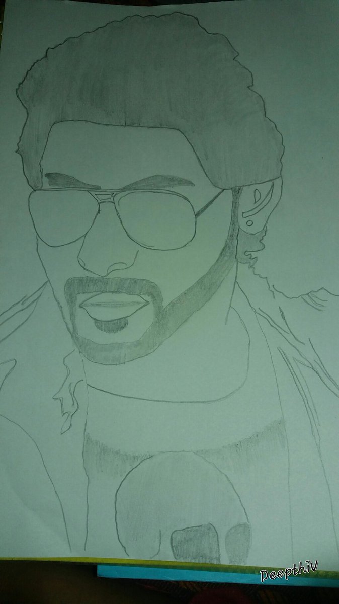 Bharathi__Mani's tweet photo. My cousin's frist attempt of Human Sketch and its YOU😊😍 @RanaDaggubati
Hope you like it and ignore the flaws,she is just an beginner😊☺ https://t.co/7UpMt9Fa3R