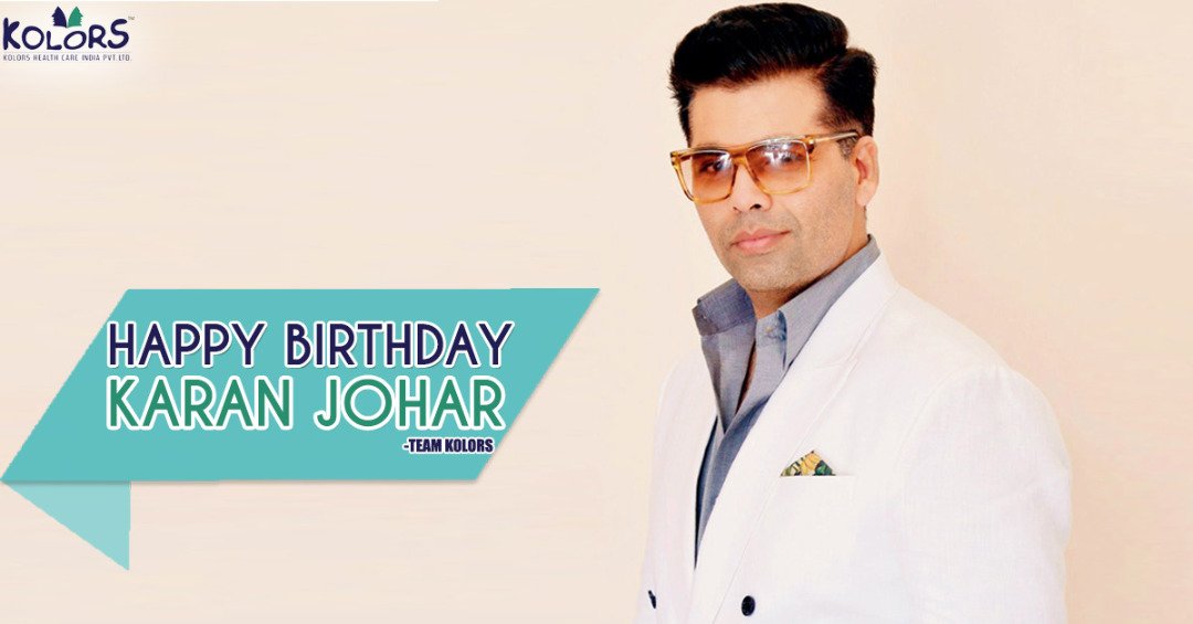 Team Kolors Wishes KARAN JOHAR A Very Happy Birthday.   