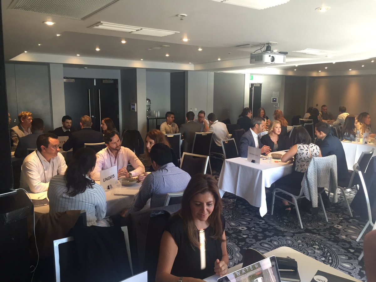 simonbrosolo's tweet photo. Cracking vibe for the speed dating sessions at the #apd360summit https://t.co/qtvFVYhMc2