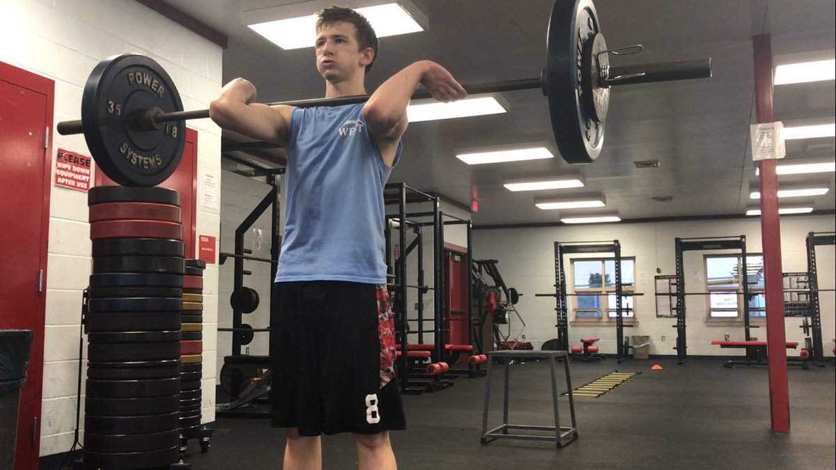 peytonbgoble's tweet image. Can't wait to lift tomorrow with @KCU_FB. 
#KnightStrength