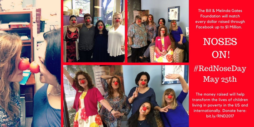 FHFofGNO's tweet photo. The staff @FHFofJefferson support #ComicReliefs #RedNoseDay and their mission to #EndChildPoverty
To donate visit: https://t.co/SlteGLV5WK https://t.co/n5zF6ffGGu