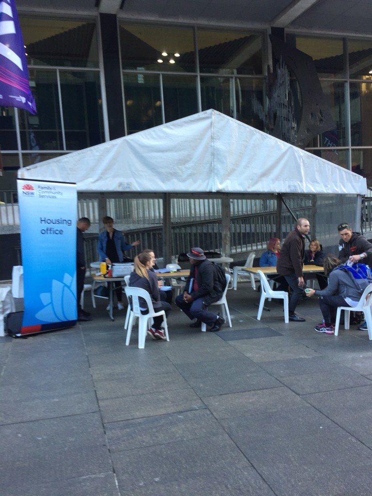 paulvevers's tweet photo. FACS staff and partners out this afternoon and evening helping homeless people in Martin Place, Sydney https://t.co/BQ2RdiyqqG