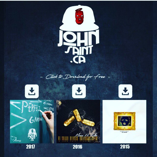 JohnSaintLives's tweet photo. New #mixtape #freedownload #johnsaint #perfectgarbage DOWNLOAD MY NEW MIXTAPE FOR FREE AT https://t.co/ZnZ4TH7j3Q https://t.co/nar4lUwEi8