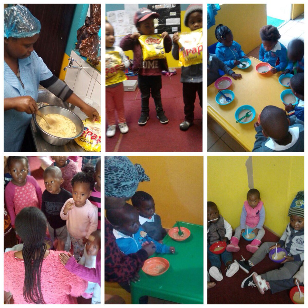 Afri_CANCharity's tweet photo. @Afri_CANCharity our #ECD kids trying our new #nutritious #schoolbreakfast #healthybraindevelopment #e'pap is a huge #hit https://t.co/uZad7VTVS3