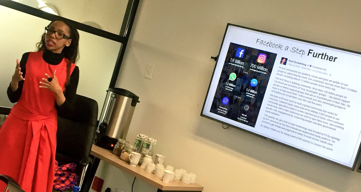 JumpStart_ZA's tweet photo. .@EsteeLauderSA's @MsLwandie shares w. us how #MarkZuckerberg is changing the 'FACE' of @facebook 😲
@1PRISA | #JumpstartBreakfast https://t.co/e8yGFAxbEH