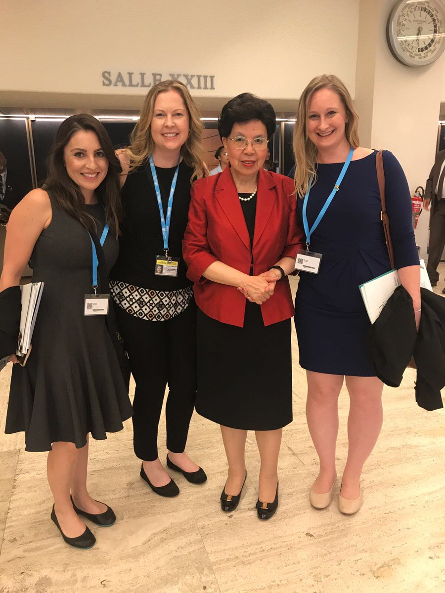 5arahWater5's tweet photo. Margaret Chan ✅ @Katja_Iversen I'm looking for you! #wha70 #WomenLeaders https://t.co/ooh3x7MKiL