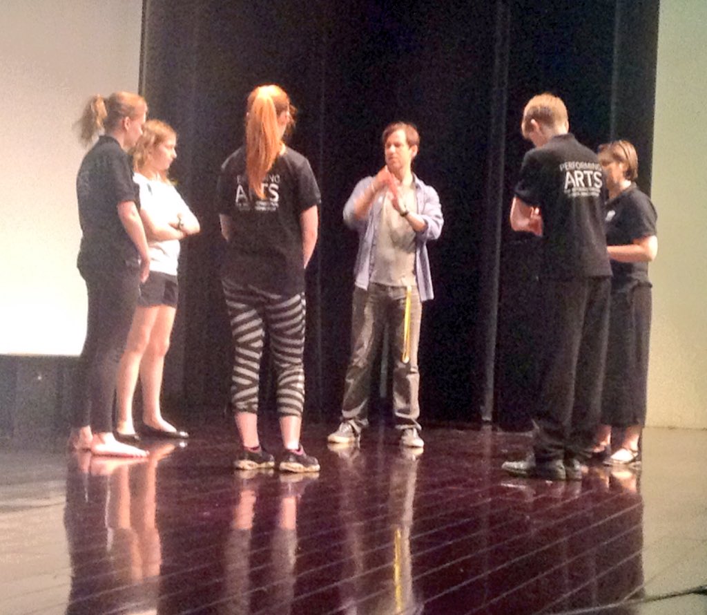 BISSPuxiMusic's tweet photo. Students learning so much from @ColbyLChambers during drama workshops  #NAEJuilliard #learningfromapro https://t.co/DavNR5Evo0