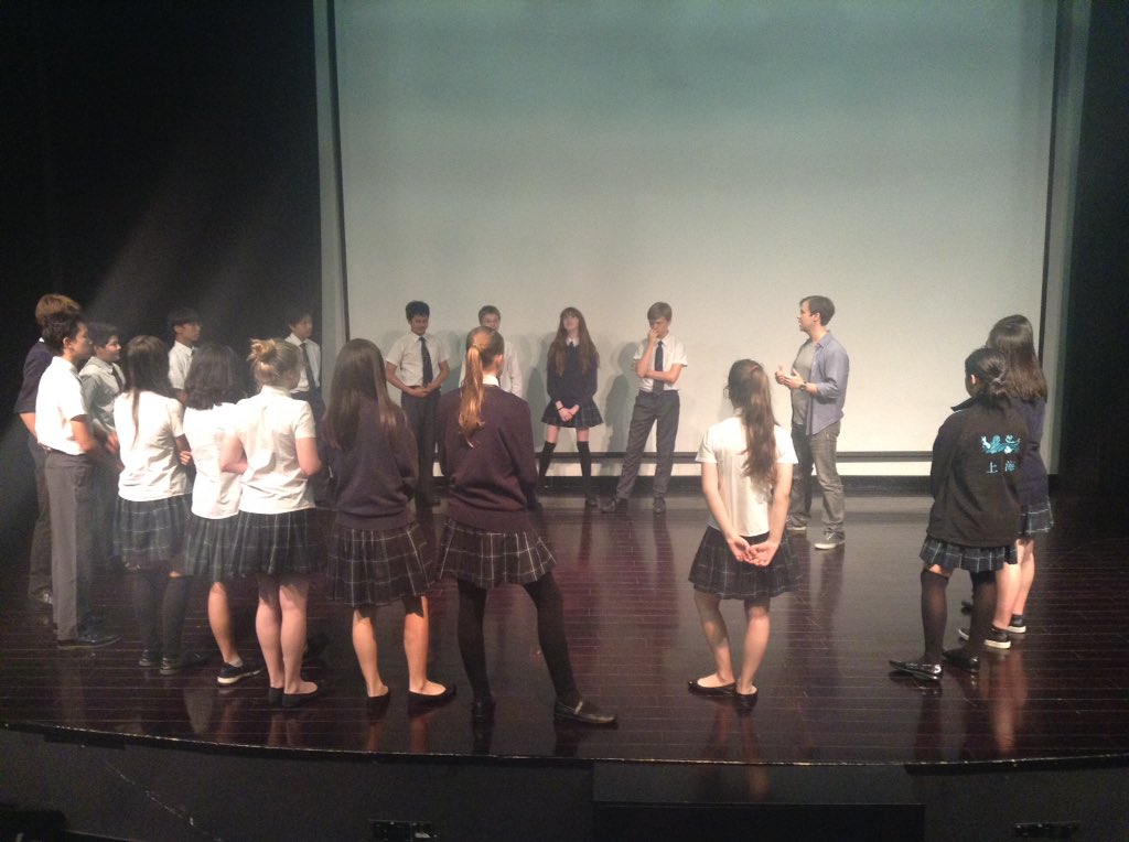 BISSPuxiMusic's tweet photo. Students learning so much from @ColbyLChambers during drama workshops  #NAEJuilliard #learningfromapro https://t.co/DavNR5Evo0