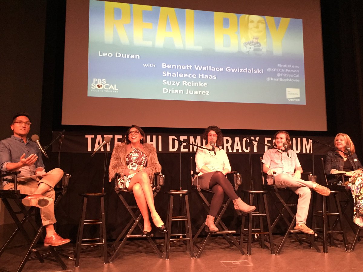 Great screening of <a href="/realboymovie/">Real Boy</a> tonight with <a href="/KPCCInPerson/">KPCC In Person</a> and <a href="/PBSSoCal/">PBS SoCal (KOCE)</a>  @shaleecehaas
