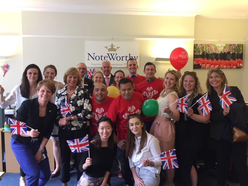 NoteWorthyVIP's tweet photo. So honoured that the team from @red_carnation took on a 15K run for @PrincesTrust in memory of Susie. Here's the runners before - and after! https://t.co/4t9jm2oS3S