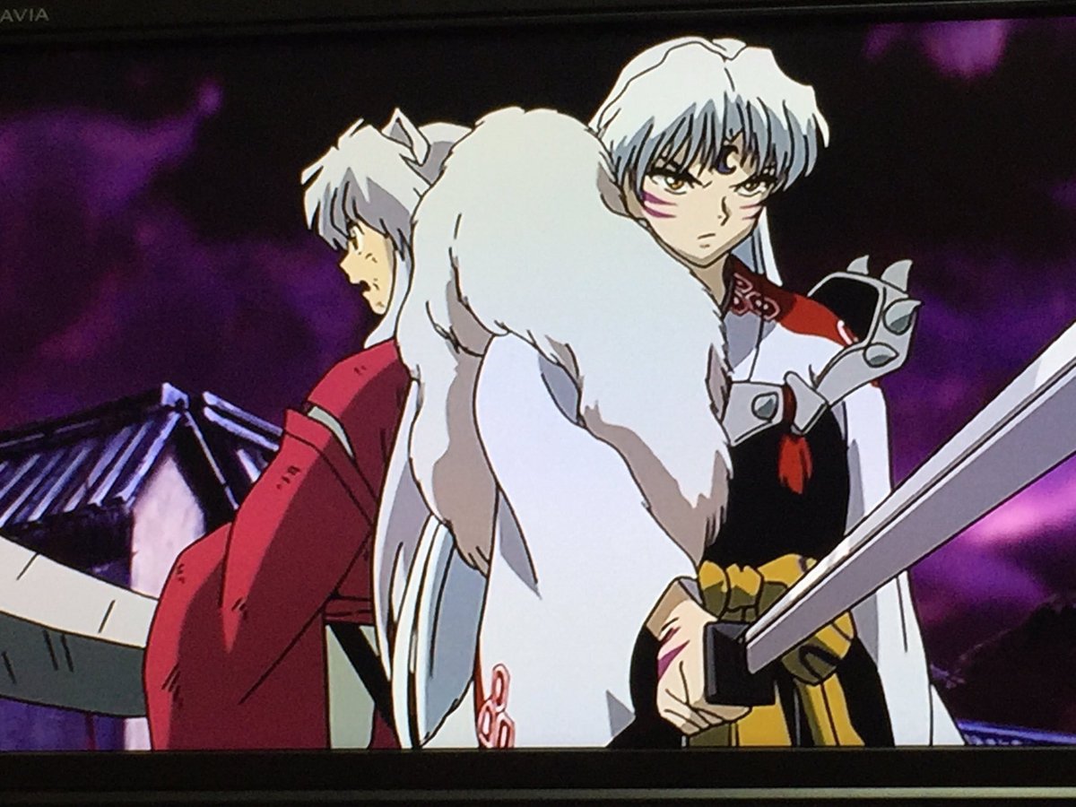 マツケン Twitterren やっぱり この天下覇道の剣のさっ 背中合わせの犬夜叉 殺生丸が大好きっ いや 熱いですわ Www W T Co Tdepcwnny3 Twitter