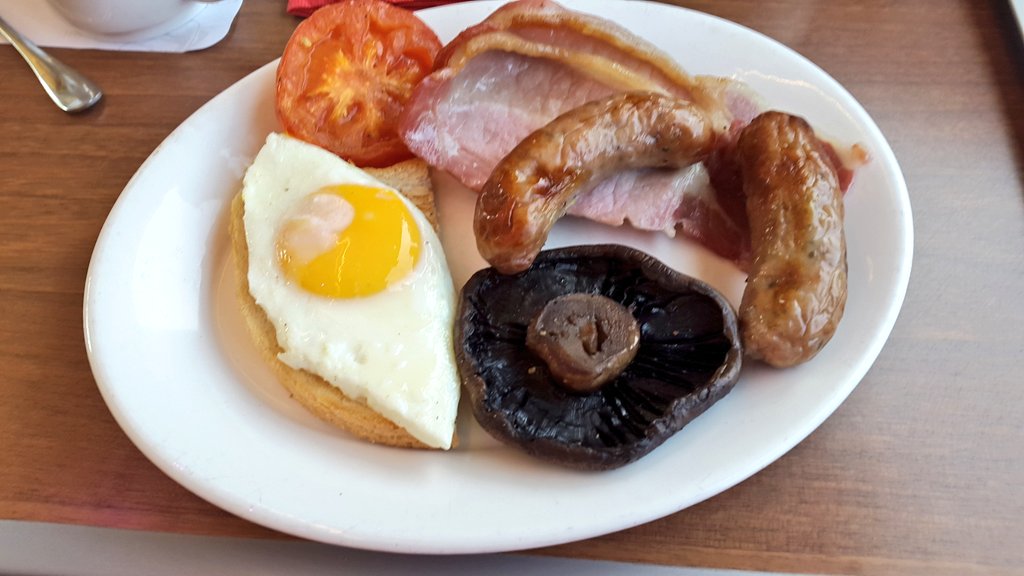 Breakfast and a quiet coach on <a href="/Virgin_TrainsEC/">VTEC is now LNER</a> was a great start to a long weekend. Let the UK "heat wave" begin.