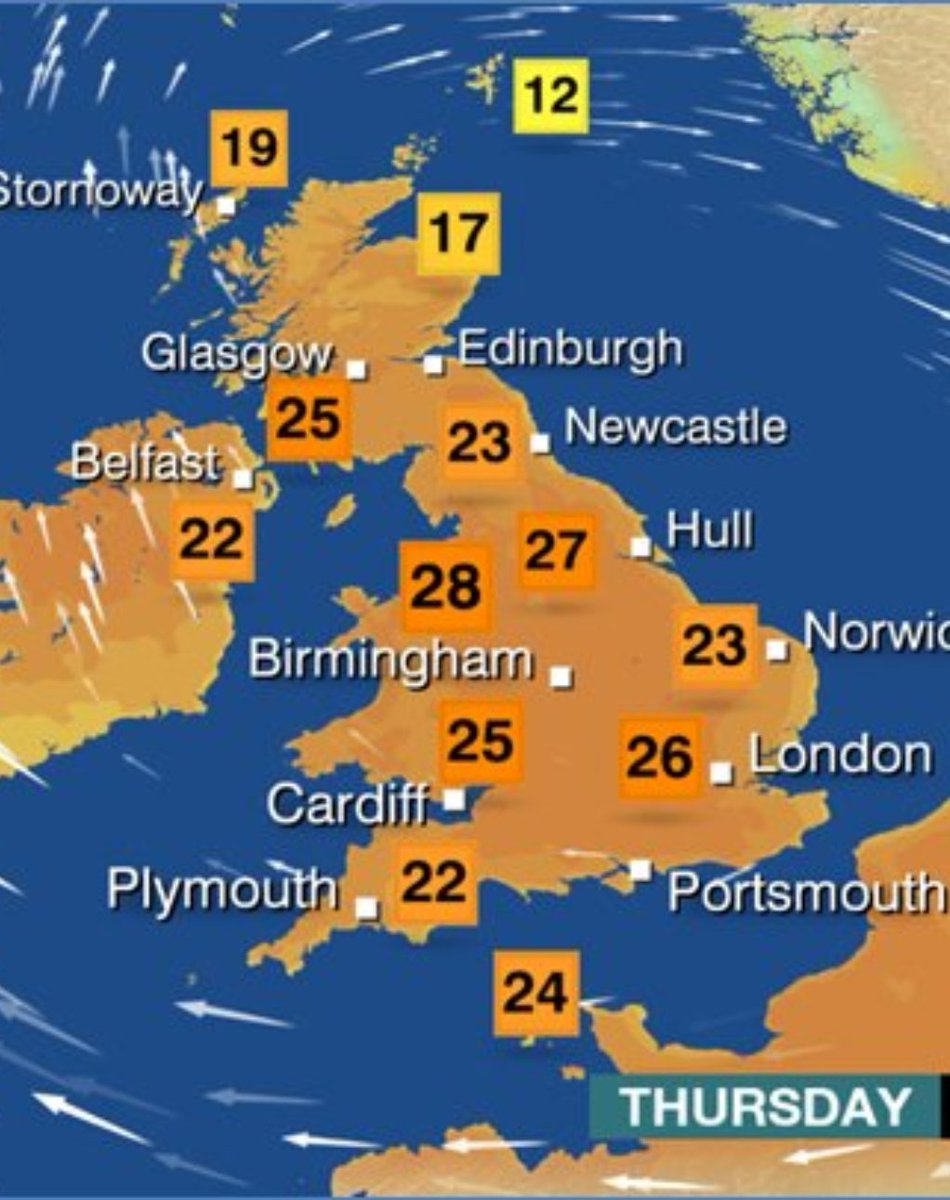 BollocksWeather's tweet image. TODAY'S WEATHER:

Fucking boiling.