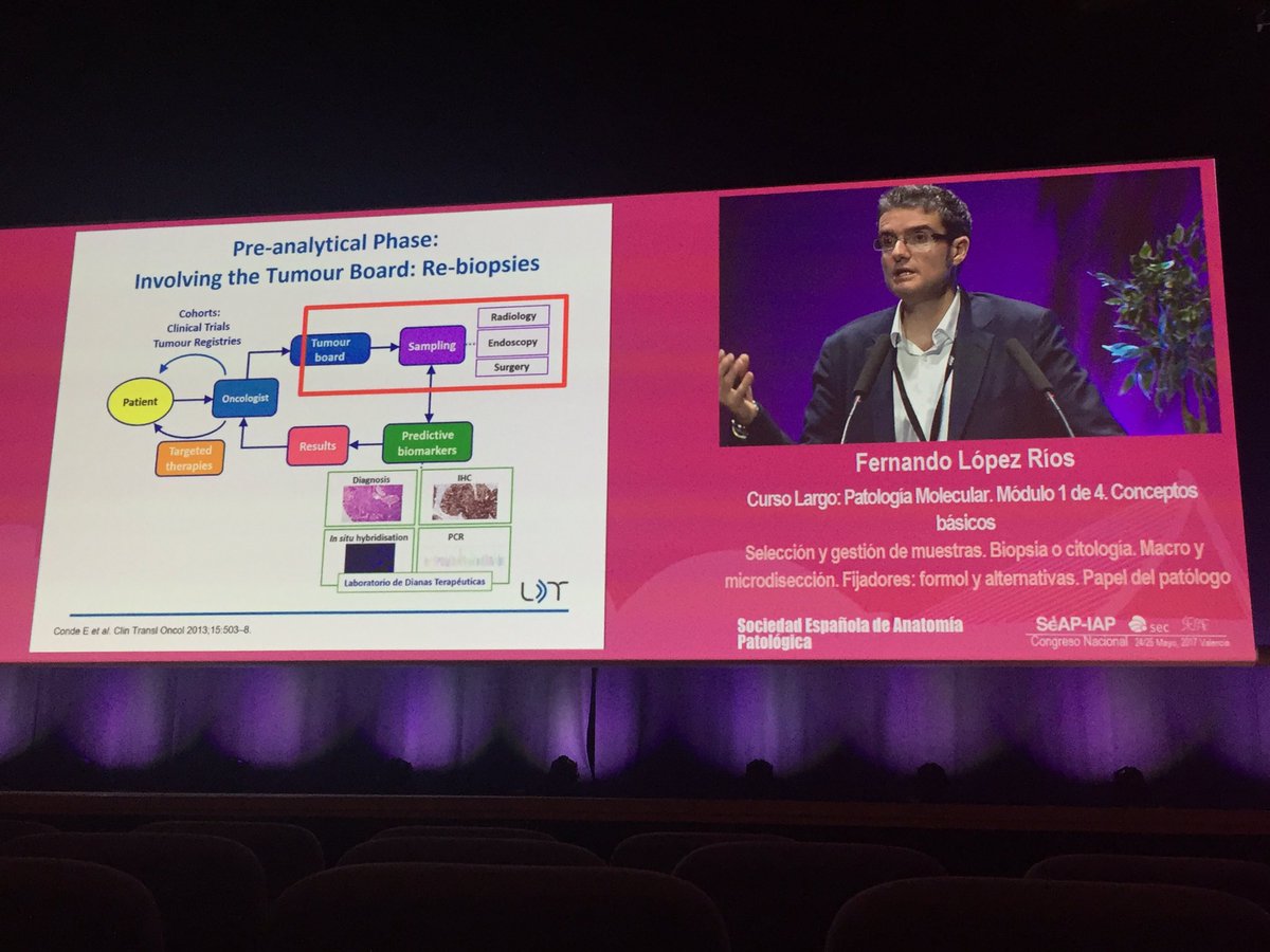 LComermaMD's tweet image. Excellent #molecularpathology talk by Fernando López Rios 👏👏#SEAP2017V