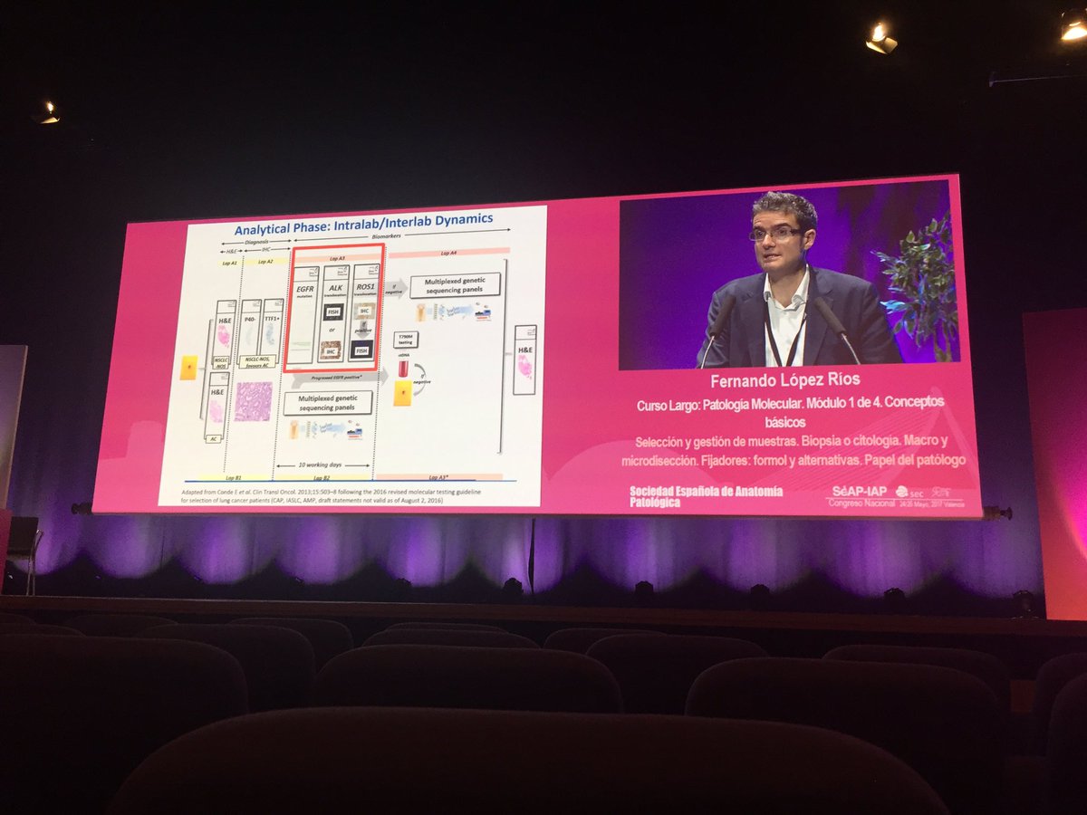 LComermaMD's tweet image. Excellent #molecularpathology talk by Fernando López Rios 👏👏#SEAP2017V