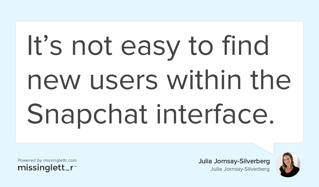 jbethjs's tweet photo. "Itโs not easy to find new users on Snapchat." https://t.co/US6gtVn3JD #snapchat #ghostcodes https://t.co/U5QSniecXs