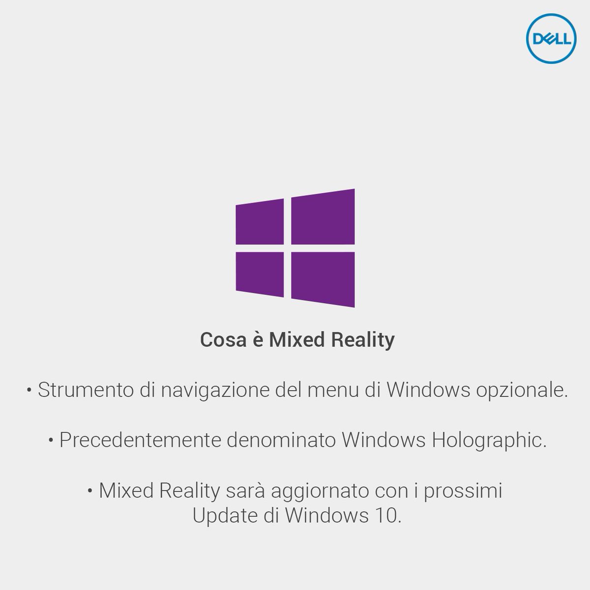 DellAiuta's tweet image. Vediamo ancora qualche novità di #WindowsCreator: la #MixedReality. 
Il mix tra reale e virtuale: se siete curiosi dell.to/2rU6Fy5