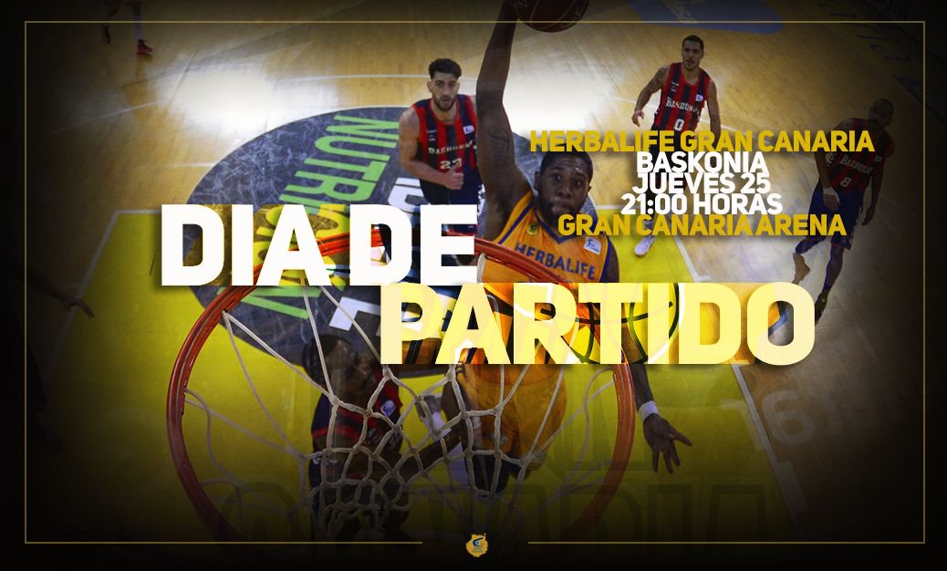GranCanariaCB's tweet photo. ⚠️ Hoy hay que darlo todo. No queremos que sea el último día. Debemos dejarnos la piel. Todo o nada. ¡D Í A DE P A R T I D O! #VAMOSGRANCA💛💙 https://t.co/4q8ZVmLTM7