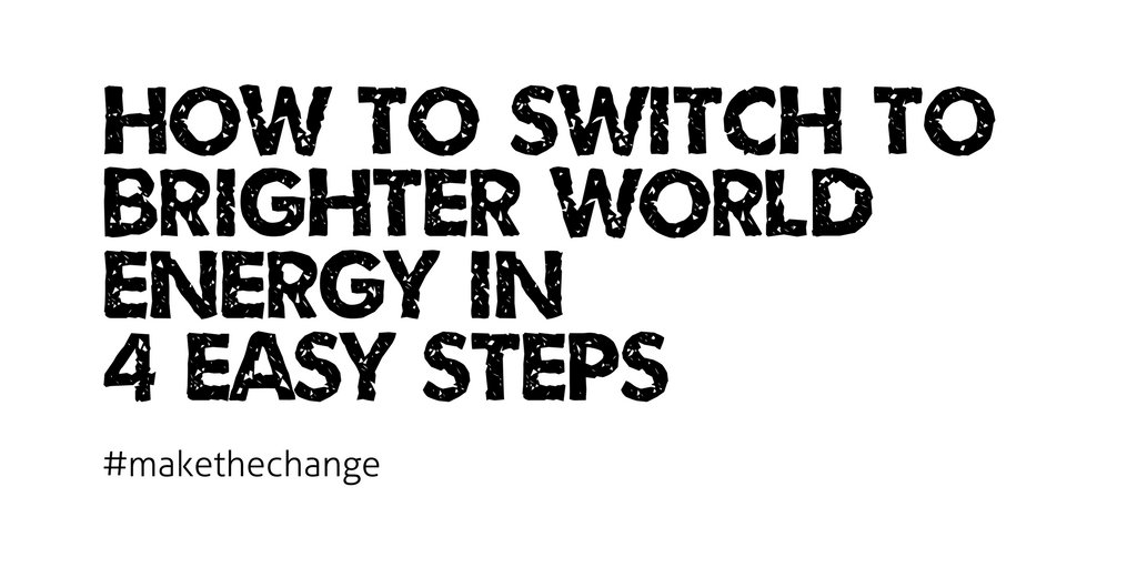 We've made switching energy providers easy peasy! brighterworldenergy.com/how-to-switch-… #makethechange