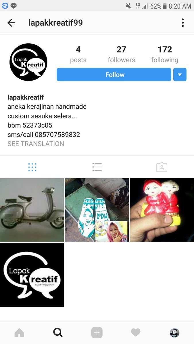 Utk yg punya akun IG ini, atau ada tmn2 yg kenal, mhn infokan utk mgganti logonya. Krn itu #logo punya <a href="/LapakKreatif/">Lapak Kreatif</a> thanks :) #lapakkreatif