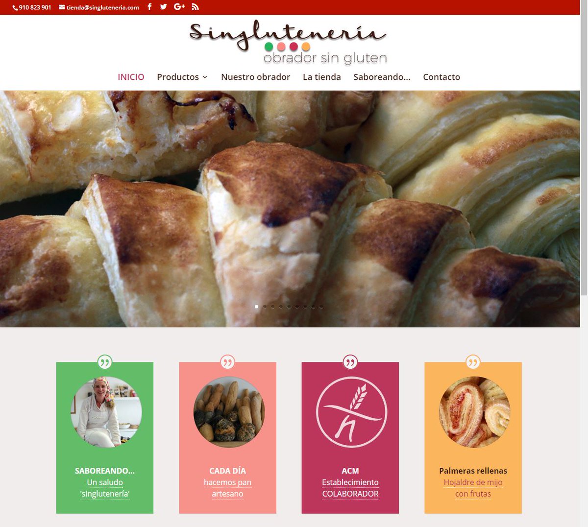 FLOPSestudio's tweet photo. Te invitamos a ver la web de SINGLUTENERÍA "recién horneada" en nuestro Estudio de #DiseñoWeb https://t.co/7eRnrSbJOg https://t.co/IukDX2tWud