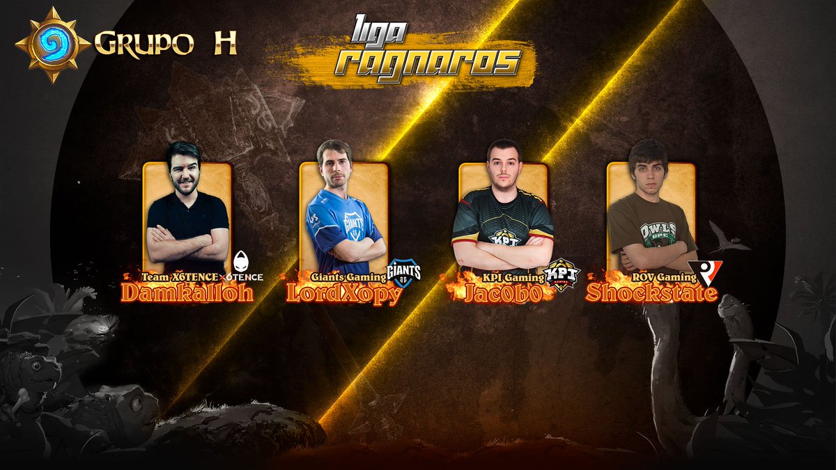 ProgramaTopDeck's tweet photo. A las 19:00 se cierra la fase de grupos de #LigaRagnaros con el grupo H.

🔸 @Damkalloh VS @shockstate_hs

🔸 @Jac0b0_CHS
VS @XopyLord https://t.co/bQ9SXI29xN