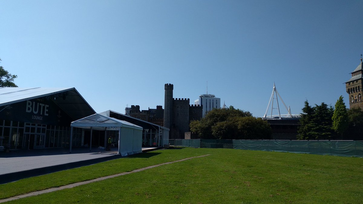 LFX Safety (@lfxsafety) on Twitter photo Day 2 onsite with <a href="/LFXevents/">LFX Events</a> for the Champions League VIP build. Site 2 is the beautiful Cardiff Castle with the Stadium in the background Day 2 onsite with <a href="/LFXevents/">LFX Events</a> for the Champions League VIP build. Site 2 is the beautiful Cardiff Castle with the Stadium in the background
