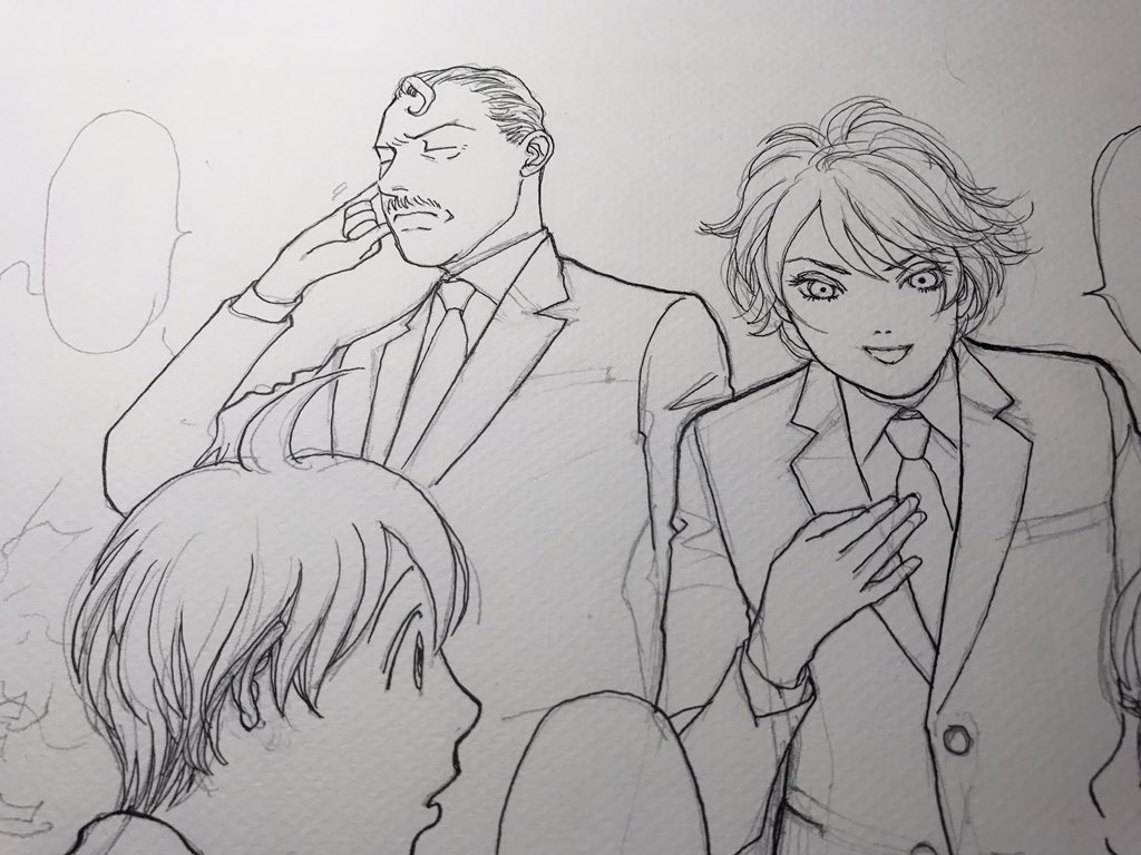 山下和美 3月30日より初原画展 Twitterissa 久しぶりに柳沢教授と不思議な少年のツーショットをカラーで描いています 山下和美 3月30日より初原画展 Twitterissa 久しぶりに柳沢教授と不思議な少年のツーショットをカラーで描いています