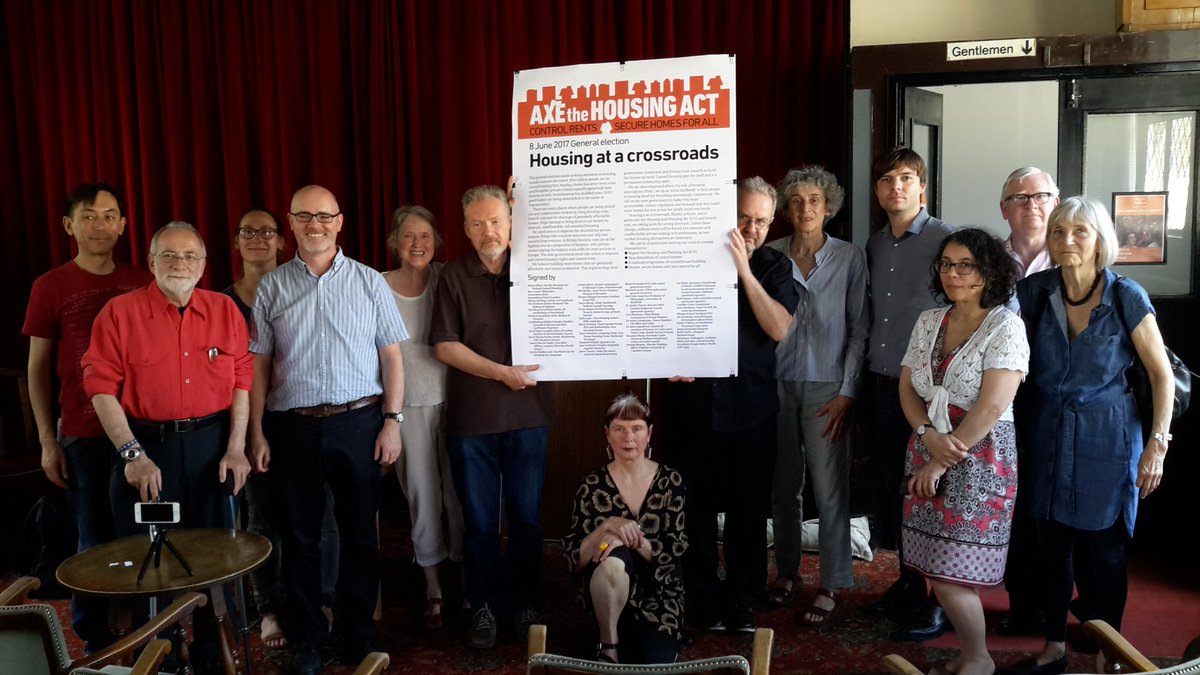 Council, housing association, co-op and private tenants, trade unionists and campaigners 'vote for the homes we need' #housingatcrossroads
