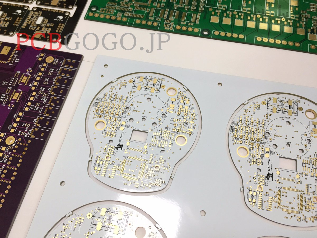 Pcbgogo Jp りょう در توییتر Pcbgogo Jp基板見本 無電解金フラッシュ Enig
