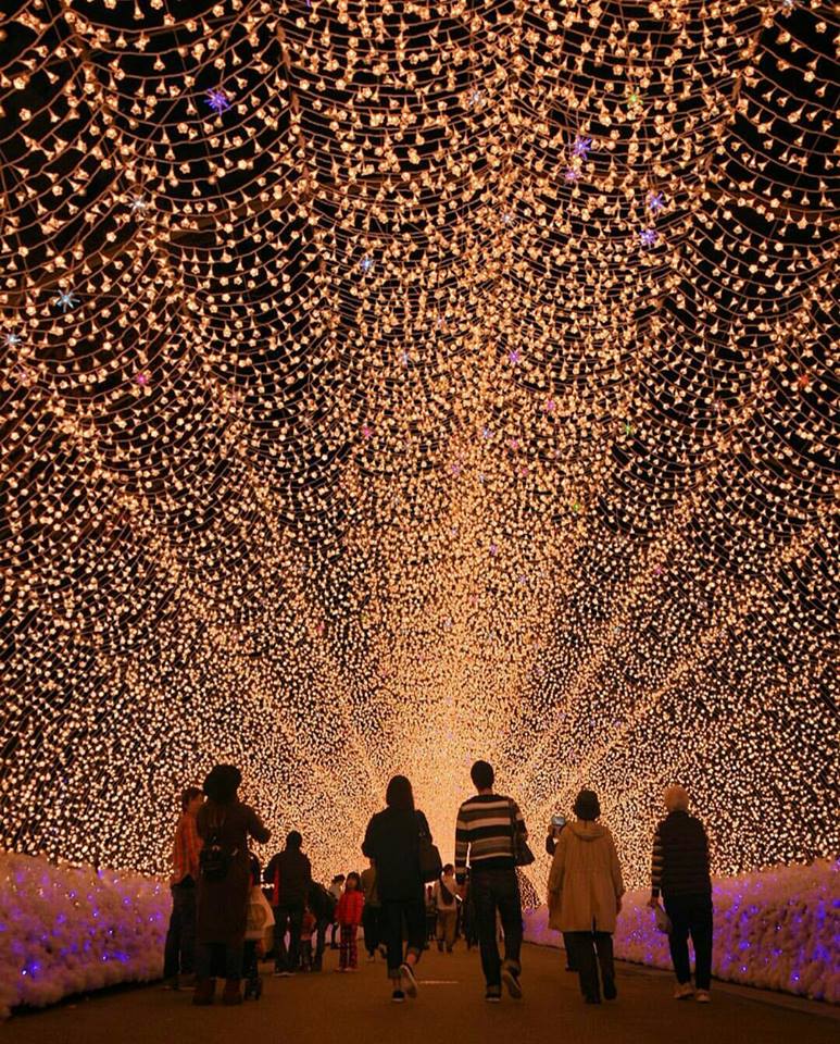 Tunnel of light, Japan