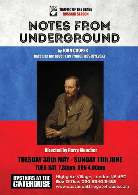 Traffic_Stage's tweet photo. Wonderful feedback for our current production at @GatehouseLondon &amp; from 30th May, at the same theatre, come &amp; see 'Notes From Underground' https://t.co/aNn62MRez3