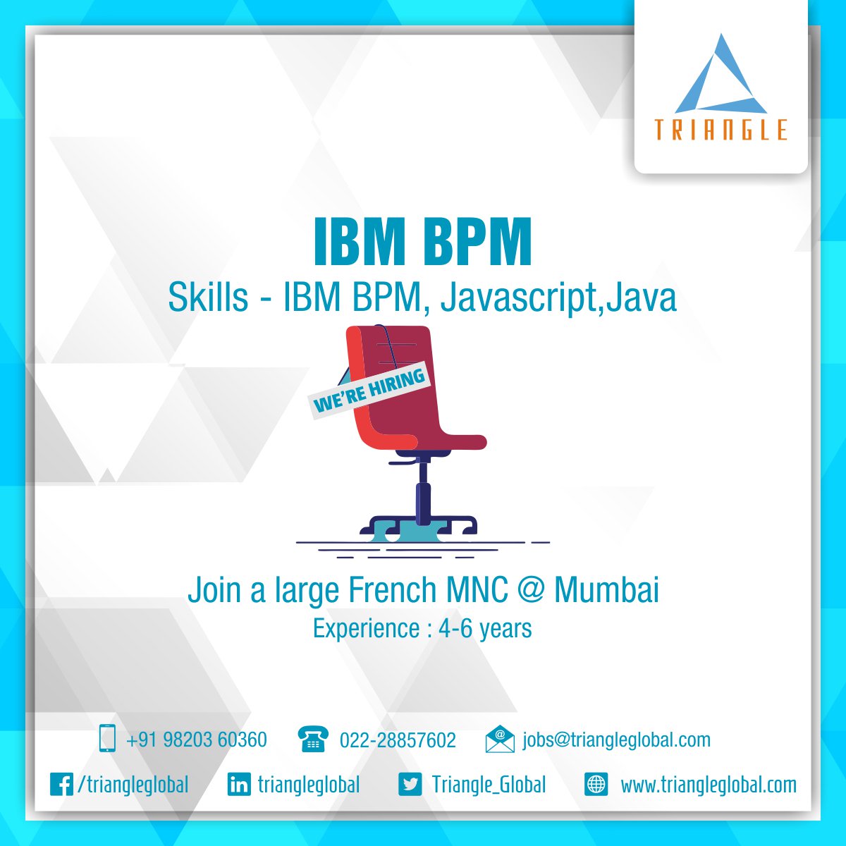 Triangle_Global's tweet photo. #IBM #BPM https://t.co/anhj3r4Bws  #ITjobsbyTriangle https://t.co/J0a7GaiIIl