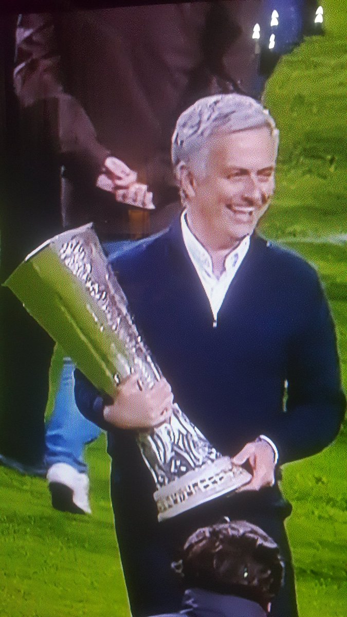 MrBryanDavies's tweet photo. Mourinho said we play for trophies and trophies is what we got 🏆🏆🏆 job done 👏👏👏 https://t.co/ZSCLg9JP1g