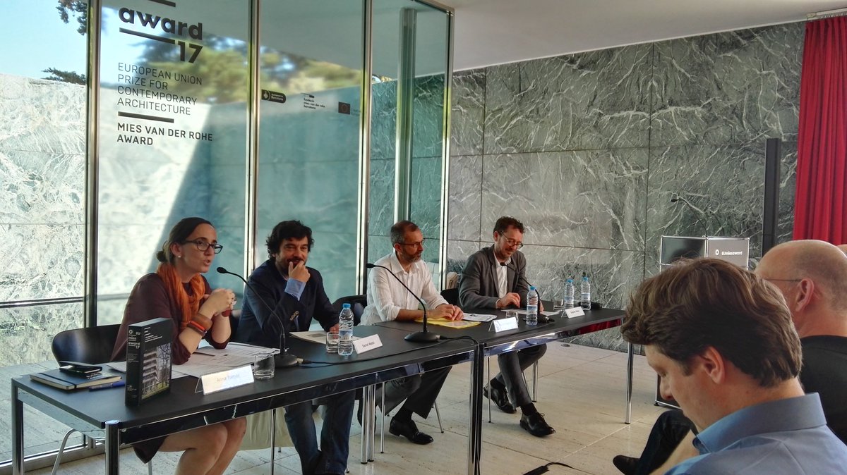 Anna Ramos, directora de la <a href="/FundacioMies/">Fundació Mies van der Rohe</a>, explica #EUMiesAward day, expo #MadeinEurope i la #app ja disponible #EUMiesAward