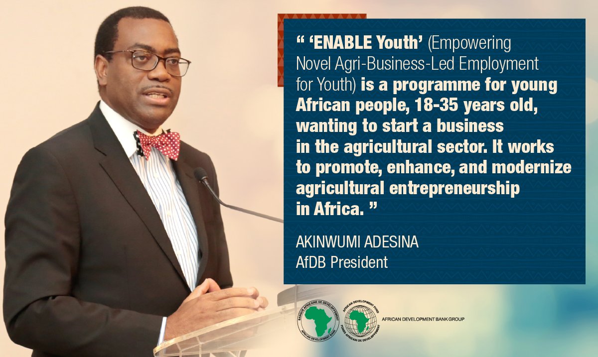 #AgricultureIsCool #FarmingIsCool #EnableYouth #jobs4youth #AfDBAM2017